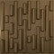 Ekena Millwork 19 5/8in. W x 19 5/8in. H Staggered Brick EnduraWall Decorative 3D Wall Panel Covers 2.67 Sq. Ft. WP20X20SBCCB - alternate 1